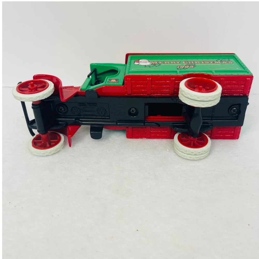 1995 ServiStar Merry Christmas Truck Coin Bank Kenworth Vintage Red